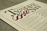 34 Typographic Sins Poster