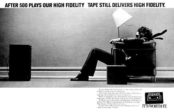 Maxell ad from 1980